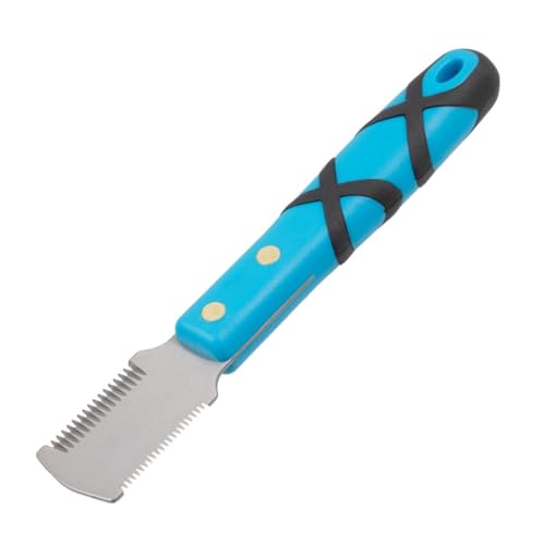 Groom Professional Double Sided Fine/Course Pro Stripping Knife, Excellence in Animal Grooming, Suitable for Medium Thickness Coats, Comfortable Grip Handle, Pefect for Effective Hair Stripping von Groom Professional