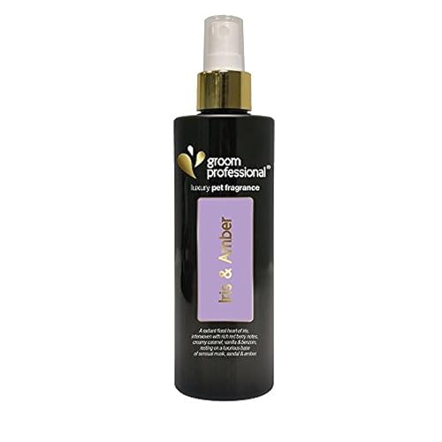 GROOM PROFESSIONAL Exclusive Iris & Amber Haustier-Parfüm, Exzellenz in Sachen Haustierpflege, luxuriös duftendes Hundeparfüm, ideal für die Anwendung zwischen den Waschgängen, Made in The UK, 200ml GROOM PROFESSIONAL Exclusive Iris & Amber Haustier-Parfüm, Exzellenz in Sachen Haustierpflege, luxuriös duftendes Hundeparfüm, ideal für die Anwendung zwischen den Waschgängen, Made in The UK, 200ml von GROOM PROFESSIONAL