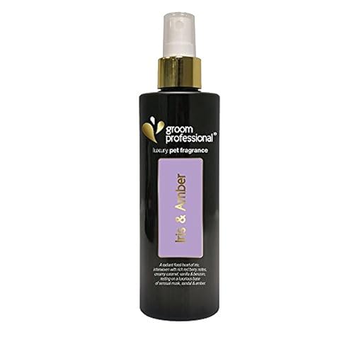 Groom Professional Exclusive Iris & Amber Haustier-Parfüm, Exzellenz in Sachen Haustierpflege, luxuriös duftendes Hundeparfüm, ideal für die Anwendung zwischen den Waschgängen, Made in The UK, 200ml von Groom Professional