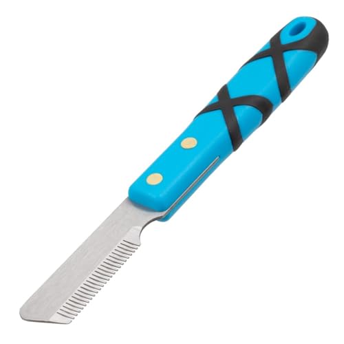 Groom Professional Pro Stripping Knife for Grooming, Excellence in Animal Grooming, Suitable for Medium Thickness Coats, Comfortable Grip Handle, Effective and Safe Hair Stripping, Medium von Groom Professional