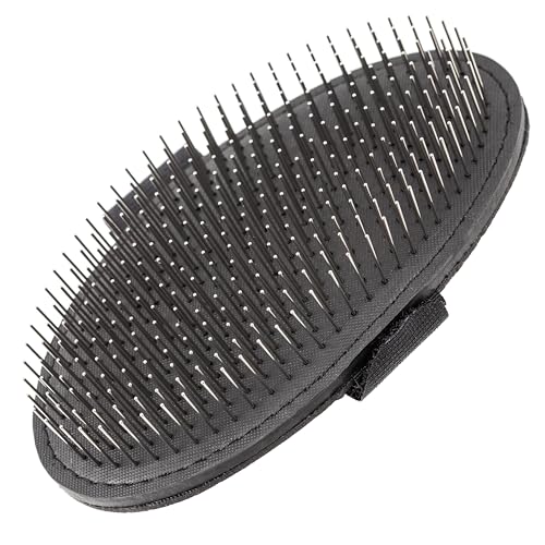 GROOM PROFESSIONAL Terrier Palm Pad - Hundebürste zum Entfilzen - Perfekt für Wolliges & Drahtiges Fell - Flexibles Handflächenpolster mit Edelstahlstiften - Länge - 13cm GROOM PROFESSIONAL Terrier Palm Pad - Hundebürste zum Entfilzen - Perfekt für Wolliges & Drahtiges Fell - Flexibles Handflächenpolster mit Edelstahlstiften - Länge - 13cm von GROOM PROFESSIONAL