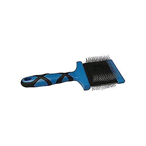 GROOM PROFESSIONAL Doppelseitige Flexibel Drahtbürste - Drahtbürste für Hunde - Hundebürste zum Entfilzen - Komfortable Bürste für Haustiere - Perfekt für die Tägliche Fellpflege - Starre von GROOM PROFESSIONAL