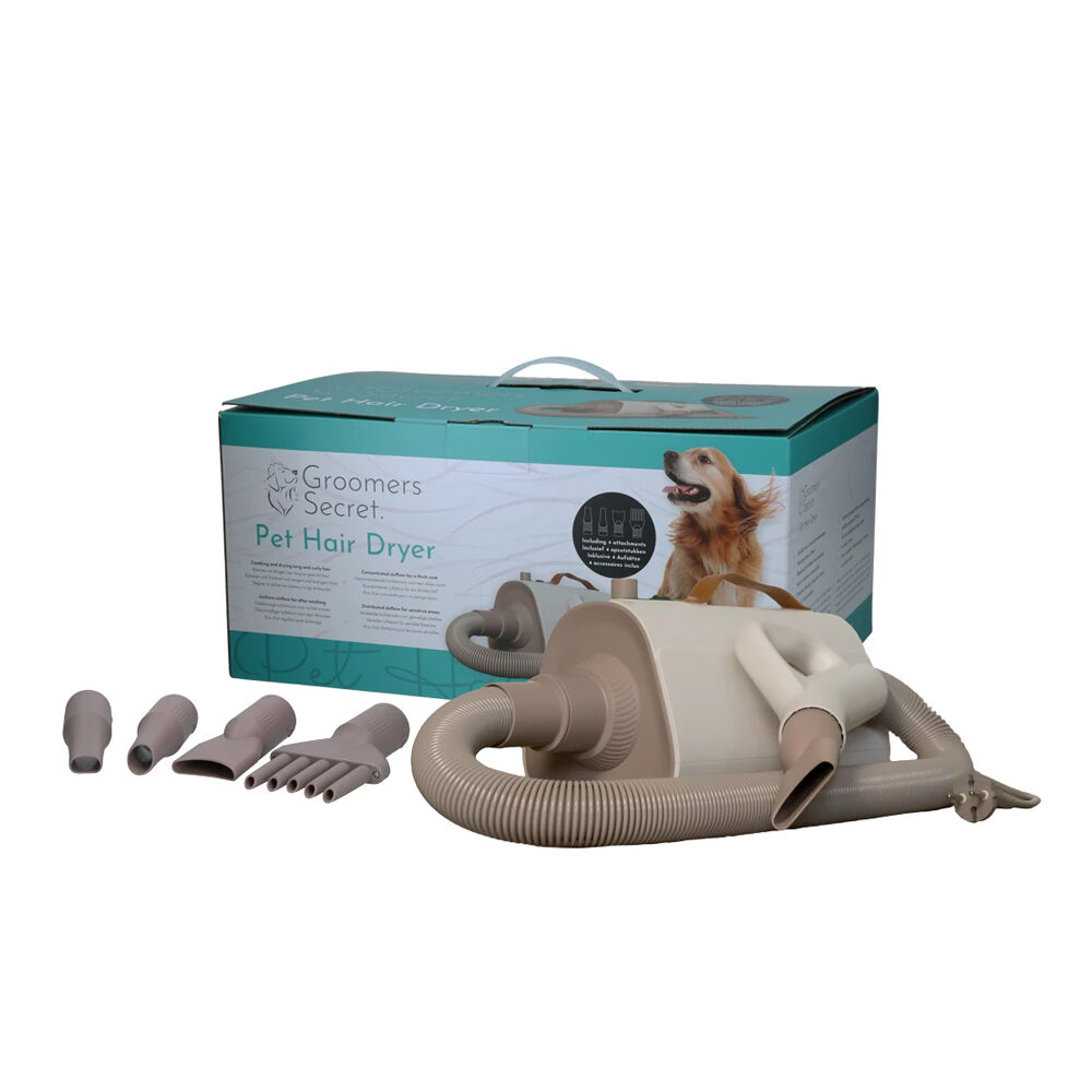 Groomers Secret Hunde-Haartrockner - Inklusive 4 Anbauteile Groomers Secret Hunde-Haartrockner - Inklusive 4 Anbauteile von Groomers Secret
