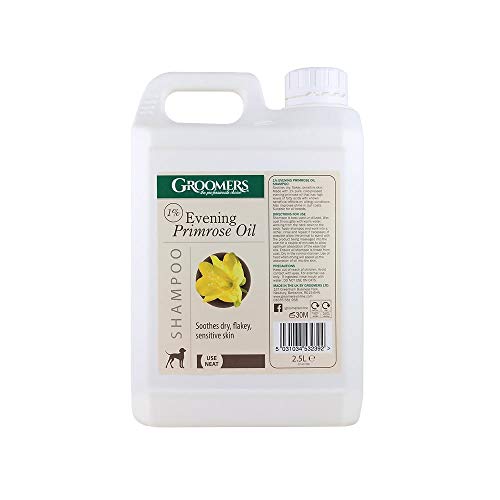 Groomers Evening Primrose Shampoo für Haustiere mit Nachtkerzenöl 2,5 Liter von Groomers