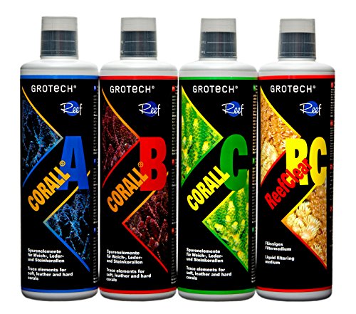 GroTech Corall A,B,C + ReefClear 500ml Set GroTech Corall A,B,C + ReefClear 500ml Set von Grotech