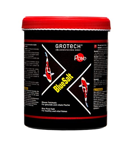 Grotech BlueSalt Pond 1000g - Blaues Teichsalz - Für gesunde und Vitale Fische Grotech BlueSalt Pond 1000g - Blaues Teichsalz - Für gesunde und Vitale Fische von Grotech