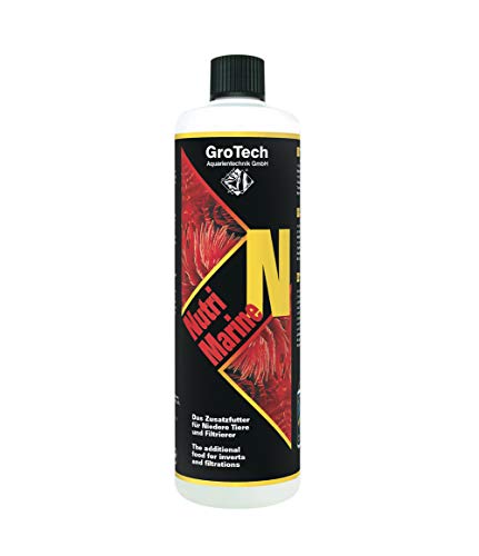 Grotech NutriMarine N 500ml - Ergänzungsfutter für Niedere Tiere und Filtrierer. von Grotech