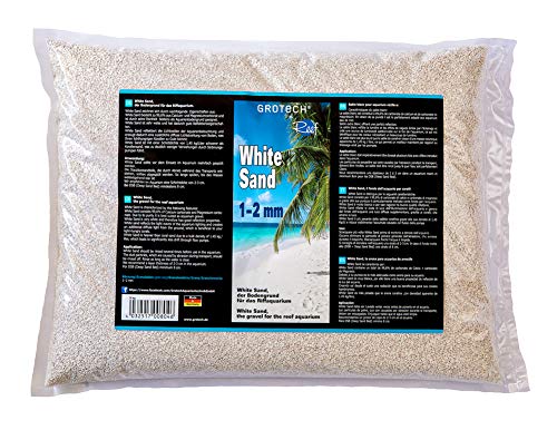 Grotech White Sand 0,5-1mm 5kg - der Bodengrund für das Riffaquarium. von Grotech