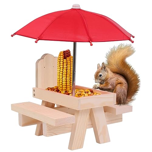 Eichhörnchen -Picknicktisch Feeder mit Regenschirm Holz Eichhörnchen -Feeder für außen niedliche Chipmunk -Feeder mit zwei Bänken Eichhörnchenhaus für kleine Tiere Blockfarbe Eichhörnchen -Feeder Eichhörnchen -Picknicktisch Feeder mit Regenschirm Holz Eichhörnchen -Feeder für außen niedliche Chipmunk -Feeder mit zwei Bänken Eichhörnchenhaus für kleine Tiere Blockfarbe Eichhörnchen -Feeder von Grtheenumb