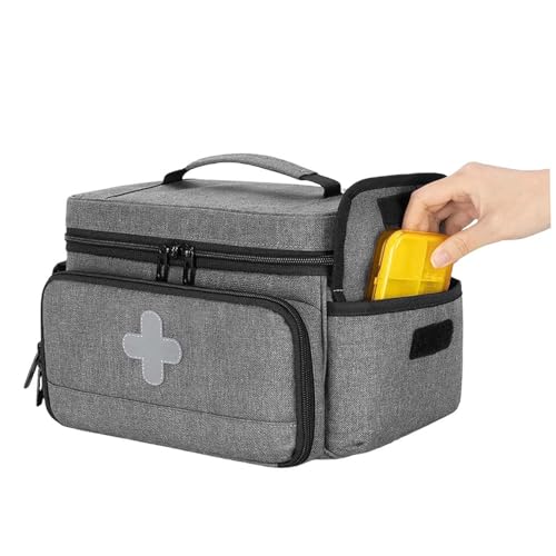 Grtheenumb Erste -Hilfe -Beutel leerer Reisen Notfallbeutel Pille Flaschen Organizer Familie Erste -Hilfe -Schachtel Überlebensausrüstung Grtheenumb Erste -Hilfe -Beutel leerer Reisen Notfallbeutel Pille Flaschen Organizer Familie Erste -Hilfe -Schachtel Überlebensausrüstung von Grtheenumb