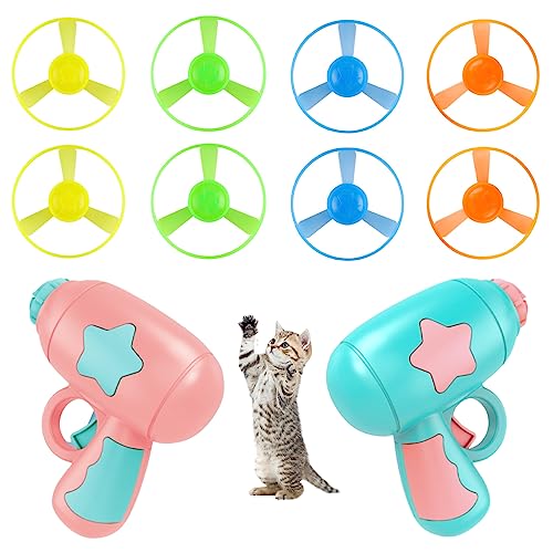 Grtheenumb Flying Disc Launcher für CAT 10PCS/Set, niedliche farbenfrohe interaktive Katzen, die Saucer -Shooter -Spielzeug für Innen -Außen -Trainings -Disc -Launcher verfolgen Grtheenumb Flying Disc Launcher für CAT 10PCS/Set, niedliche farbenfrohe interaktive Katzen, die Saucer -Shooter -Spielzeug für Innen -Außen -Trainings -Disc -Launcher verfolgen von Grtheenumb