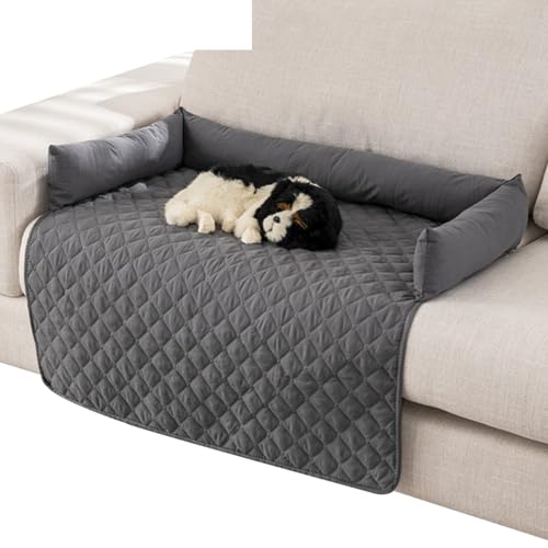 Grtheenumb Hundebett für Couch, Couch Hundebett, 47 x 30 Zoll Couch Hundebett 3-Seiten-Bolster-Hundematte für Couch Anti-Rutsch & wasserdicht Grtheenumb Hundebett für Couch, Couch Hundebett, 47 x 30 Zoll Couch Hundebett 3-Seiten-Bolster-Hundematte für Couch Anti-Rutsch & wasserdicht von Grtheenumb