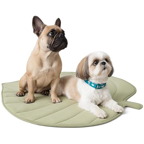 Grtheenumb Kühlmatte für Hunde, Haustierkühlmatte, kühle und warme Reversible blattförmige Hundepolster, 48 x 51 Zoll für Innenboden -Fußfaden -Sofa -Bett Grtheenumb Kühlmatte für Hunde, Haustierkühlmatte, kühle und warme Reversible blattförmige Hundepolster, 48 x 51 Zoll für Innenboden -Fußfaden -Sofa -Bett von Grtheenumb