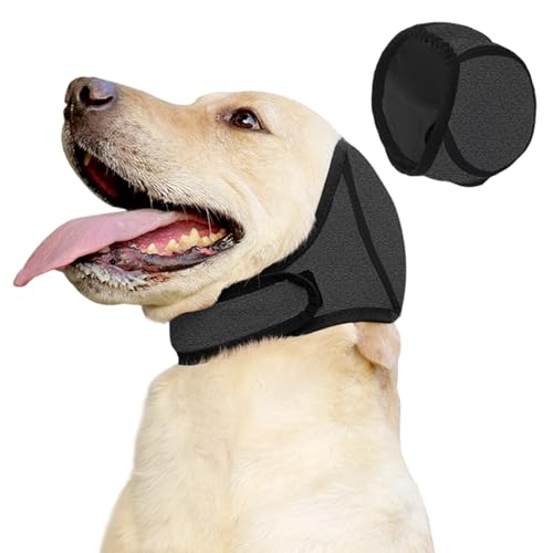 Grtheenumb Ruhige Ohren für Hunde, Hundeohrbedeckung, einstellbare wasserdichte Klappe Elastische ruhige Ohren für Hunde, Lärmangst, Baden, Pflege, groß, groß Grtheenumb Ruhige Ohren für Hunde, Hundeohrbedeckung, einstellbare wasserdichte Klappe Elastische ruhige Ohren für Hunde, Lärmangst, Baden, Pflege, groß, groß von Grtheenumb