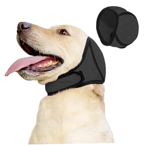 Grtheenumb Ruhige Ohren für Hunde, Hundeohrbedeckung, einstellbare wasserdichte Klappe elastische ruhige Ohren für Hunde, Lärmangst, Baden, Pflege, Medium Grtheenumb Ruhige Ohren für Hunde, Hundeohrbedeckung, einstellbare wasserdichte Klappe elastische ruhige Ohren für Hunde, Lärmangst, Baden, Pflege, Medium von Grtheenumb