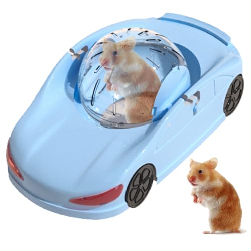 Hamsterrad, Hamsterauto, 11, 6 x 6, 5 x 5, entfernbare und waschbare niedliche Cartoon -Rad transparent für Igel, Frettchen und kleine Tiere von Grtheenumb