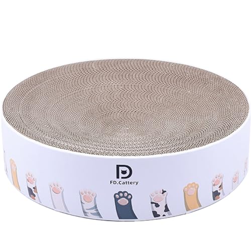 Katzenkratzbett 2 in 1 Pappkatze Kratzplatte, 14x3 Schüssel Runde Katzenkratzer Dampproof Robustes kratzfestes einfaches Montage -Katzenkratzer für Innenkatzen, Katzenkratzer Katzenkratzbett 2 in 1 Pappkatze Kratzplatte, 14x3 Schüssel Runde Katzenkratzer Dampproof Robustes kratzfestes einfaches Montage -Katzenkratzer für Innenkatzen, Katzenkratzer von Grtheenumb
