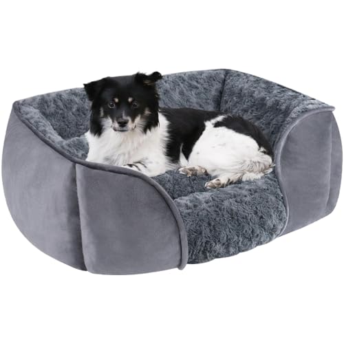 Kleines Hundebett, Hundebett 20x18x6 Rechteck kleines Hundebett mit abnehmbarem Plüschkissen und Rutschboden bodenweiche hautfreundliche Waschsofa für kleine Hunde Katzen, die Katzenschlafenkissen, K Kleines Hundebett, Hundebett 20x18x6 Rechteck kleines Hundebett mit abnehmbarem Plüschkissen und Rutschboden bodenweiche hautfreundliche Waschsofa für kleine Hunde Katzen, die Katzenschlafenkissen, K von Grtheenumb