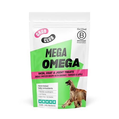 GRUB CLUB - Insektenprotein-Superfood Hundeleckerlis für glänzendes Fell & gesunde Haut – Getreidefrei, proteinreich und umweltfreundlich – Canine Shine (1 x 100 g) von Grub Club