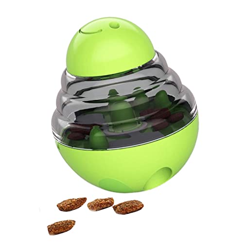 Gruwkue Dog Tumbler Leaking Food Toy,Abnehmbarer Futterball für Hund, Katze - Leakage Food Ball für Hunde Katzen Intelligenztraining Übungsspielzeug von Gruwkue