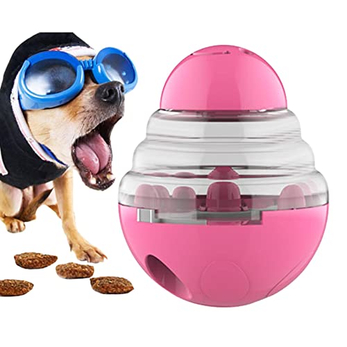 Gruwkue Dog Tumbler Leaking Food Toy - Abnehmbarer Futterball für Hund, Katze,Anti-Kau-Puzzle-Spielzeugbälle Hundenäpfe für Slow Feeder von Gruwkue