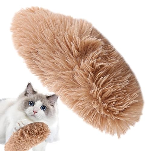 Gruwkue Katzenkicker - Interaktives weiches Katzenkissen aus Plüsch mit Sound,Katzen-Kauspielzeug für Katzen, Welpen, Kätzchen, Kätzchen, Beißspielzeug für Kätzchen, Leckerli-Spielzeug für Katzen von Gruwkue