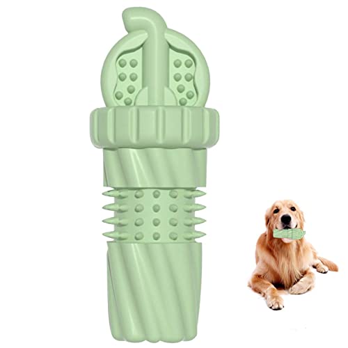 Gruwkue Robustes Kauspielzeug für Hunde | Natürlicher TPR-Gummi-Zahnpflege-Kau-Reinigungsstift | Zahnreinigung und Zahnfleischmassage Robustes Hundespielzeug für kleine und mittelgroße Hunde von Gruwkue
