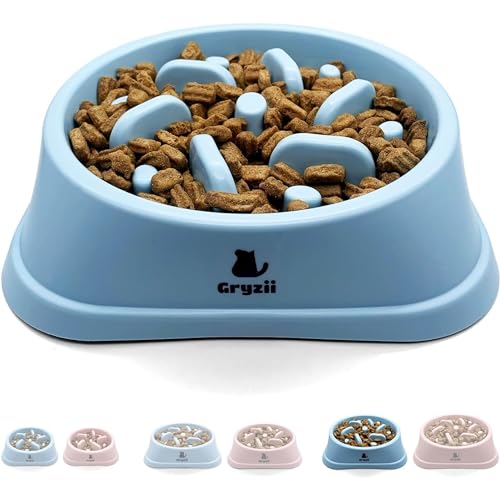 Antischlingnapf Hunde groß | Langsam und gesund Futterung, Slow Feeder Napf, Verdauungsfördernd, Anti-Erbrechen Schlingnapf, Rutschfest Standfuß, Hundenapf, Für große und XXL Hunde (Blau, Großer Hund) Antischlingnapf Hunde groß | Langsam und gesund Futterung, Slow Feeder Napf, Verdauungsfördernd, Anti-Erbrechen Schlingnapf, Rutschfest Standfuß, Hundenapf, Für große und XXL Hunde (Blau, Großer Hund) von Gryzii