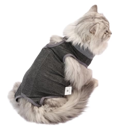 Professionelle Kleidung zur Heilung von Bauchwunden oder Hautkrankheiten bei Katzen, einteilige Pyjamas für kleine und mittelgroße Katzen von GsLxx