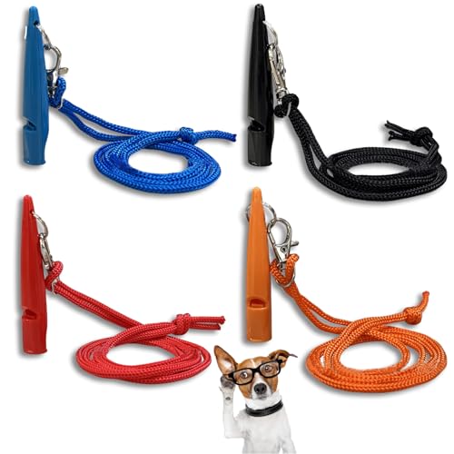 Gsedaox Professionelle Hundepfeifen mit Schlüsselband, extrem zuverlässiges Hundetraining und Training, zum Bellen und Rückrufen, ideal für Hundetraining, 4 Stück Gsedaox Professionelle Hundepfeifen mit Schlüsselband, extrem zuverlässiges Hundetraining und Training, zum Bellen und Rückrufen, ideal für Hundetraining, 4 Stück von Gsedaox