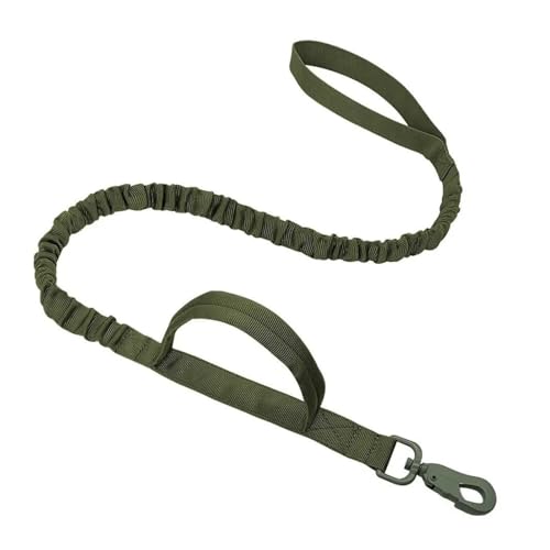 Hundehalsbänder Hundehalsband mit Leine, Nylon Hundehalsband, Reflektierender Gürtel, Taktisches Trainingshalsband für Hunde(Green,L) von GsvUbd
