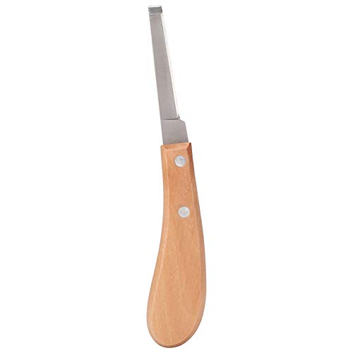 Gsycle Hufmesser, gerade Klingenform Kohlenstoffstahl -Hufmesser -Trimmwerkzeug für Viehpferd. (GSYCLE2APSBFKR-01) von Gsycle