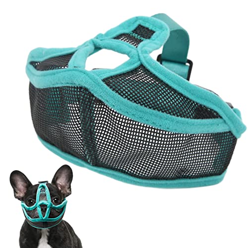 Kurze Schnauze Hundelemensumme, verstellbare atmungsaktive Mesh Bulldogge Mündung Haustier Vorräte für Bulldogs Terrier Mops Chihuahuas Pudel (L) von Gsycle