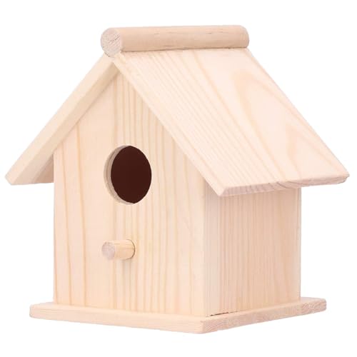 Vogelhäuschen Unfertiges, Hölzernes Vogelhäuschen Nistkasten Vogelhäuschen für den Garten im Freien, Wildvögel, Finken, Kardinäle beobachten Vogelnester für Garten Vogelhäuschen Unfertiges, Hölzernes Vogelhäuschen Nistkasten Vogelhäuschen für den Garten im Freien, Wildvögel, Finken, Kardinäle beobachten Vogelnester für Garten von Gsycle