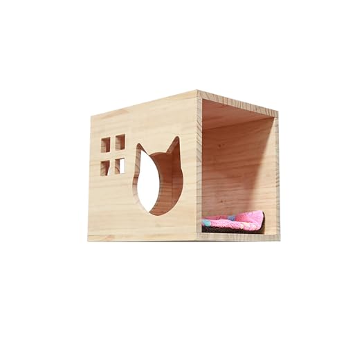 Gtzly Katzen Kletterwand, Massivholz-Katzenregale und Sitzstangen for die Wand, KatzenhäNgematte, Katzensitzstangen, Katzenkletterwandstufen, Katzenleiter for KäTzchen und KäTzchen (Color : Cat Nest Gtzly Katzen Kletterwand, Massivholz-Katzenregale und Sitzstangen for die Wand, KatzenhäNgematte, Katzensitzstangen, Katzenkletterwandstufen, Katzenleiter for KäTzchen und KäTzchen (Color : Cat Nest von Gtzly