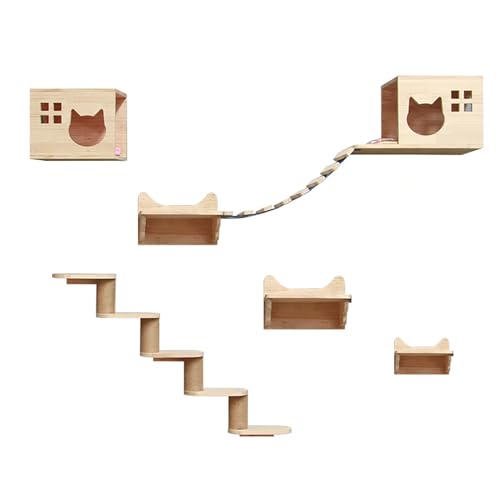 Gtzly Katzen-WandmöBel, Katzen-Wandregale for Katzen Bis zu 15 Kg, Katzen-Kletterregal und Sitzstange for die Wand, Katzenregale Zur Wandmontage, Geschenk for Katze (Color : Double cat Nest, Size : Gtzly Katzen-WandmöBel, Katzen-Wandregale for Katzen Bis zu 15 Kg, Katzen-Kletterregal und Sitzstange for die Wand, Katzenregale Zur Wandmontage, Geschenk for Katze (Color : Double cat Nest, Size : von Gtzly