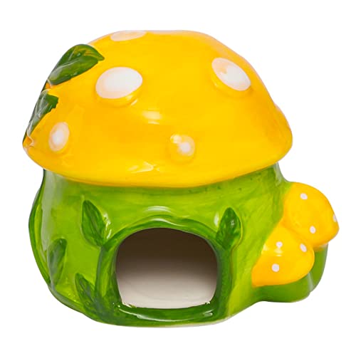 Guador Hamster Haus,Keramik Hamster Versteck,Pilze Zwerghamster Zubehör Haus,Hamster Höhle,Nagerhaus,Meerschweinchen Haus,Kleintierversteck,Hamsterversteck,Haus für Rennmäuse,Degus,Goldhamster Guador Hamster Haus,Keramik Hamster Versteck,Pilze Zwerghamster Zubehör Haus,Hamster Höhle,Nagerhaus,Meerschweinchen Haus,Kleintierversteck,Hamsterversteck,Haus für Rennmäuse,Degus,Goldhamster von Guador