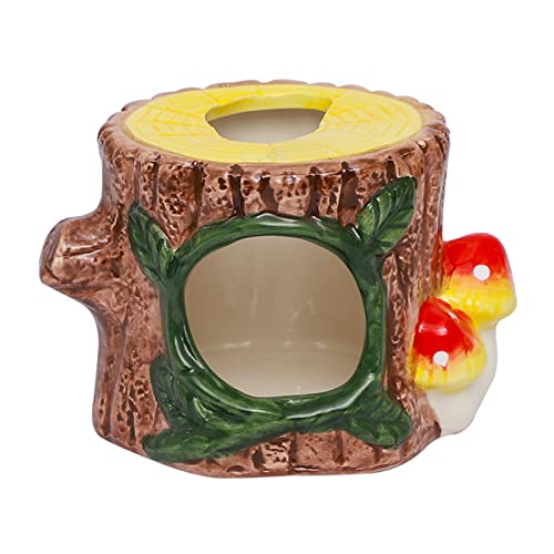 Guador Stumpf Form Hamster Versteck Keramik Hamster Haus Hamsterhaus Zwerghamster Zubehör Haus Meerschweinchen Haus Nagerhaus Kleintierversteck Hamster Höhle Keramikhaus für Hamster Hamsterversteck Guador Stumpf Form Hamster Versteck Keramik Hamster Haus Hamsterhaus Zwerghamster Zubehör Haus Meerschweinchen Haus Nagerhaus Kleintierversteck Hamster Höhle Keramikhaus für Hamster Hamsterversteck von Guador