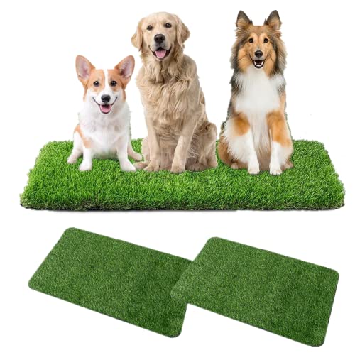 Hundeklo Hunde Toilette Kunstrasen,2PACK 63.5cm x 38cm Kunstrasen Gras Welpentoilette Trainingsunterlage für Kleine Hunde Hundeklo Hunde Toilette Kunstrasen,2PACK 63.5cm x 38cm Kunstrasen Gras Welpentoilette Trainingsunterlage für Kleine Hunde von Guangyu