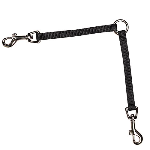 Guardian Gear Nylon 2-Wege-Kupplung für Hunde, mit vernickeltem Drehclip, 30,5 cm, Schwarz Guardian Gear Nylon 2-Wege-Kupplung für Hunde, mit vernickeltem Drehclip, 30,5 cm, Schwarz von Guardian Gear