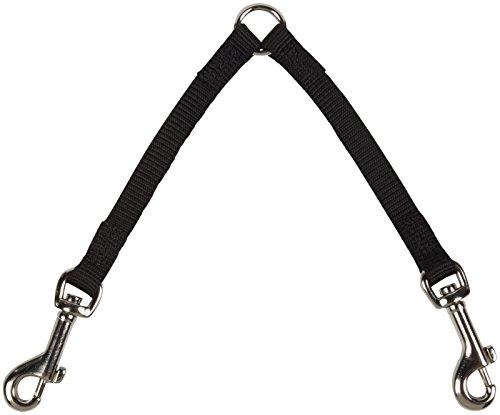Guardian Gear Nylon 2-Wege-Kupplung für kleine Hunde mit vernickeltem Drehclip, 10,2 cm, Schwarz Guardian Gear Nylon 2-Wege-Kupplung für kleine Hunde mit vernickeltem Drehclip, 10,2 cm, Schwarz von Guardian Gear