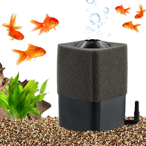 Mini Innenfilter, Ultra Leise Schwammfilter Aquarium Filter mit Luftheber, Perfekt für Zucht, Fry, Betta, Garnelen und Fischbehälter Mini Innenfilter, Ultra Leise Schwammfilter Aquarium Filter mit Luftheber, Perfekt für Zucht, Fry, Betta, Garnelen und Fischbehälter von Gudalea