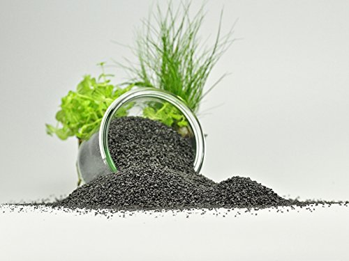 Guemmer Sand 5kg - Aquarienkies, Aquariensand - Verschiedene Körnungen und Farben - Made in Germany - (1-2 mm, Schwarz) von Guemmer