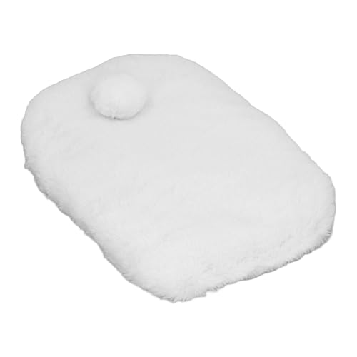 Gugxiom Haustiere Katzenbett, Kistenunterlage, Ultraweiches Haustierbett, Haustier-Plüschunterlage, Weiche, Hautfreundliche, Warme Matte für Kätzchen, Hamster, Kaninchen und Andere (White) von Gugxiom