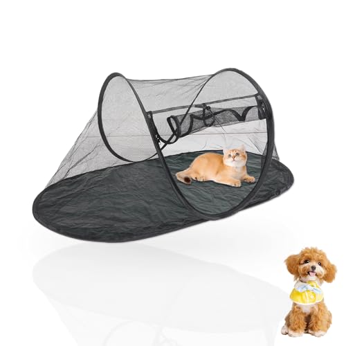 Gugxiom Outdoor Katzenzelt Pop Up, Atmungsaktives, Faltbares Outdoor Katzengehege, Tragbares Spielhaus für Haustiere für Camping, Garten, Reisen, Terrasse Gugxiom Outdoor Katzenzelt Pop Up, Atmungsaktives, Faltbares Outdoor Katzengehege, Tragbares Spielhaus für Haustiere für Camping, Garten, Reisen, Terrasse von Gugxiom