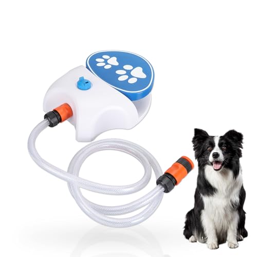 Gugxiom Outdoor-Trinkbrunnen für Haustiere, Trinkbrunnen für Hunde mit Trittfunktion, Wasserspender für Hunde, Pfoten-Wasserspender-System für frisches Wasser Gugxiom Outdoor-Trinkbrunnen für Haustiere, Trinkbrunnen für Hunde mit Trittfunktion, Wasserspender für Hunde, Pfoten-Wasserspender-System für frisches Wasser von Gugxiom