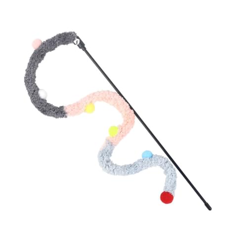 Guihydur 5-Teiliges Katzenspielzeug mit Federn, Katzen-Teaser-Zauberstab, Interaktives Katzenspielzeug, Lustige Raupe, Bunter Stab, Katzenstab-Spielzeug, und Rosa, Einfache Installation Guihydur 5-Teiliges Katzenspielzeug mit Federn, Katzen-Teaser-Zauberstab, Interaktives Katzenspielzeug, Lustige Raupe, Bunter Stab, Katzenstab-Spielzeug, und Rosa, Einfache Installation von Guihydur