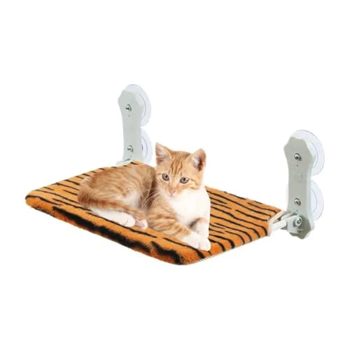 Guihydur Katzenfenster-Hängematte, Katzenbett mit Saugnapf, Klappbarer Katzensitz, Bequemer Katzenfenstersitz für Innenwände Aus Glas Guihydur Katzenfenster-Hängematte, Katzenbett mit Saugnapf, Klappbarer Katzensitz, Bequemer Katzenfenstersitz für Innenwände Aus Glas von Guihydur