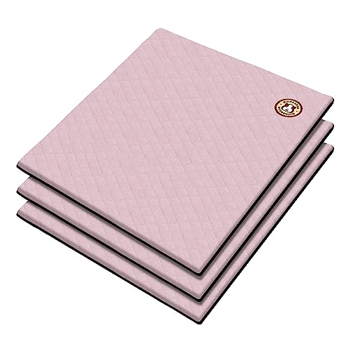 GuineaDad Premium Liner – Fleece-Auskleidung für Meerschweinchenkäfig – 5 Stück – ultraplüschige, wiederverwendbare Fleece-Bettwäsche mit wasserdichter Unterseite – extra saugfähiges Futter für C&C von GuineaDad