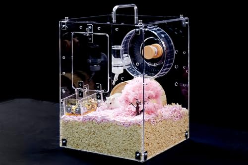 GuineaLoft™ Acrylkäfig (Modell-PT) – vollständig geschlossener Käfig für kleine Haustiere wie Hamster, Ratten, Mäuse, Rennmäuse, ausbruchsicher, kaufest, DIY ausziehbar – Besuchen Sie Guinea Loft von GuineaLoft